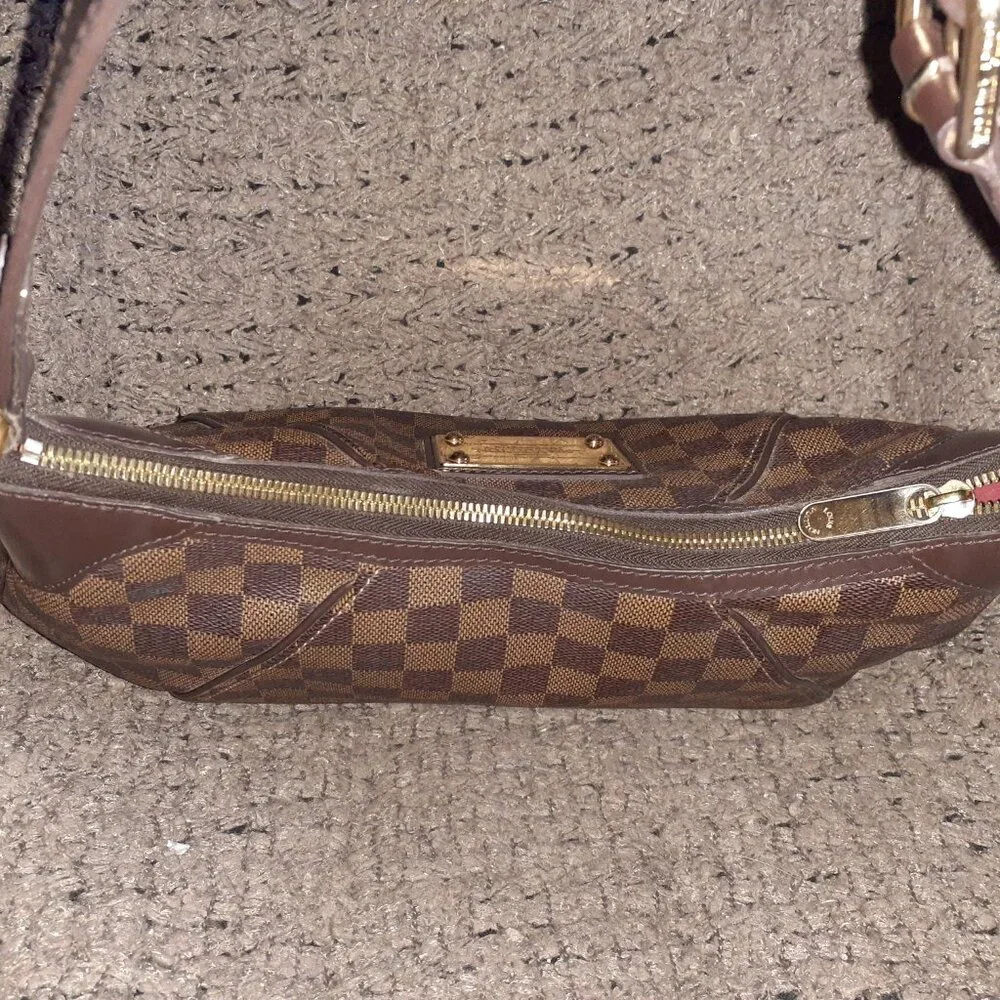 LOUIS VUITTON-Tate GM-Damier Ebene Shoulder Bag-Hobo-Dustbag/Receipt-Authentic
